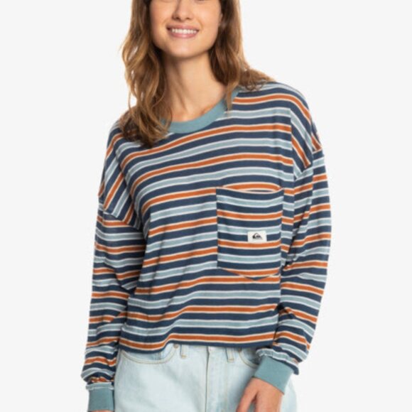 Quiksilver Womens High Heritage Long Sleeve T-Shirt - Picture 6 of 6